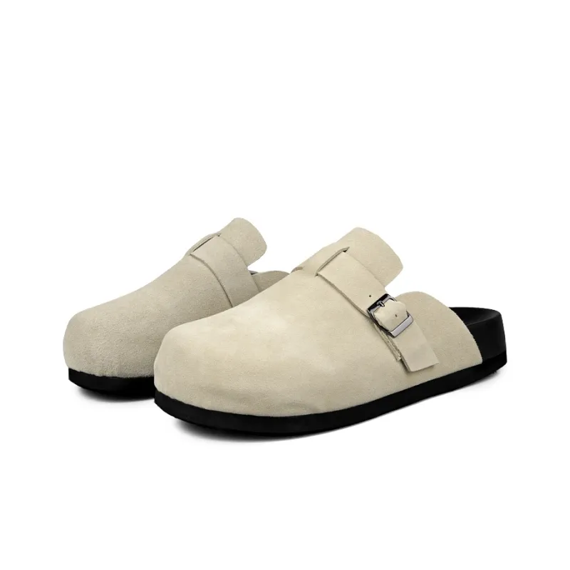 XIE SHE Abrasion Resistant Slip Resistant Wrap toe Slippers Unisex-30