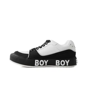 Boy London Low-Top Skateboard Shoes Unisex White