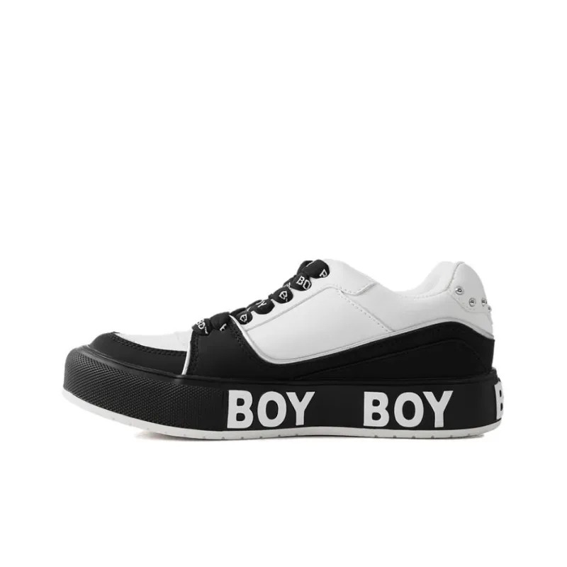 Boy London Low Top Skateboard Shoes Unisex White-0
