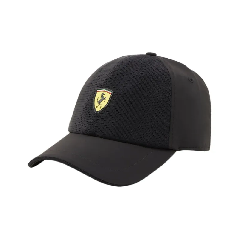 Ferrari Polyester Baseball Caps Unisex Black-0