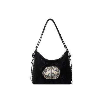 MingLu PU One Shoulder Backpack Handbag Women's Black/Ecru/Silver/Pink