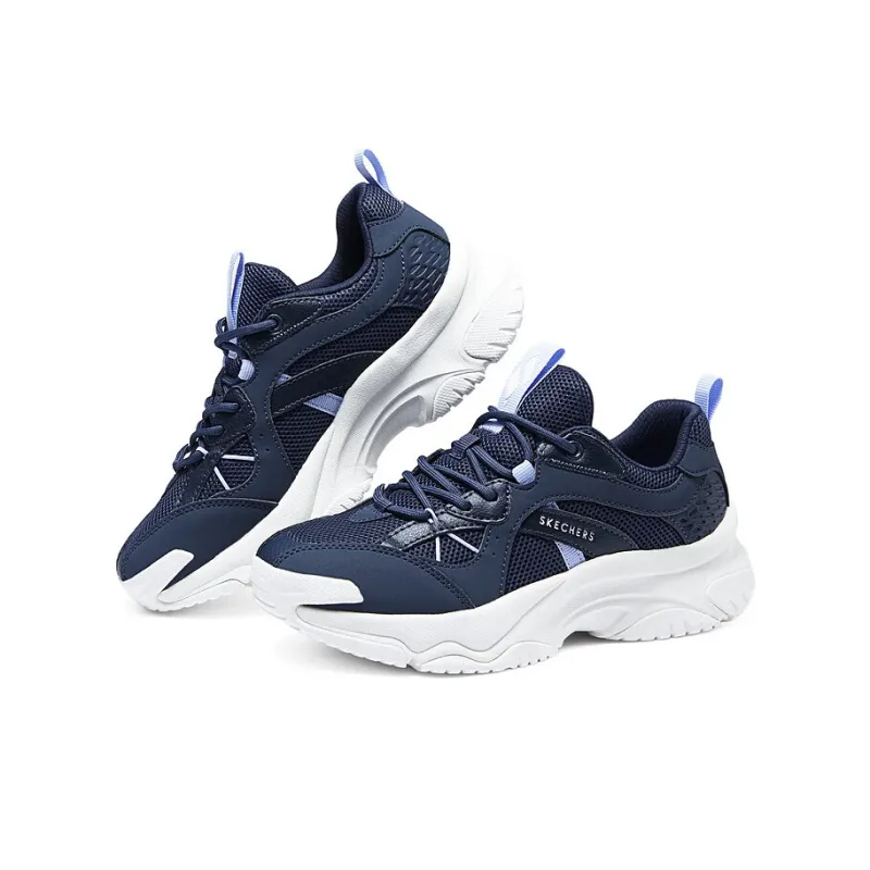 Skechers Anti Slip Wear Resistant Low Top Casual Shoes Women's Marine Blue-2