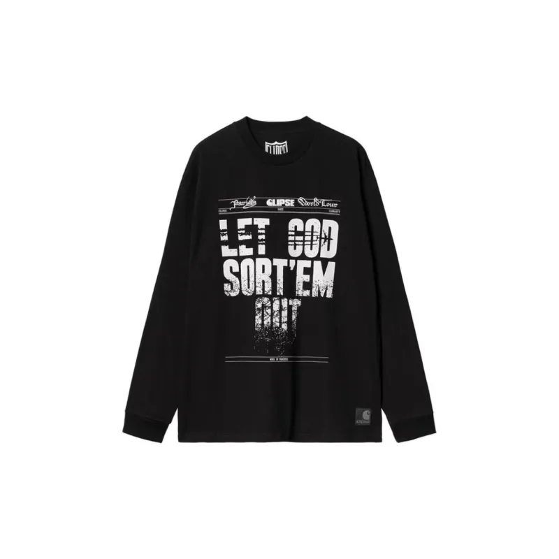 Carhartt WIP Clipse Collaboration T-Shirts Unisex Black-1