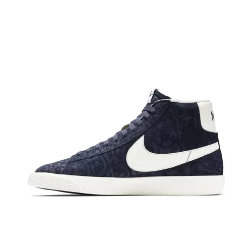 Nike Blazer Mid Premium Vintage Obsidian/Sail-White-Team Orange