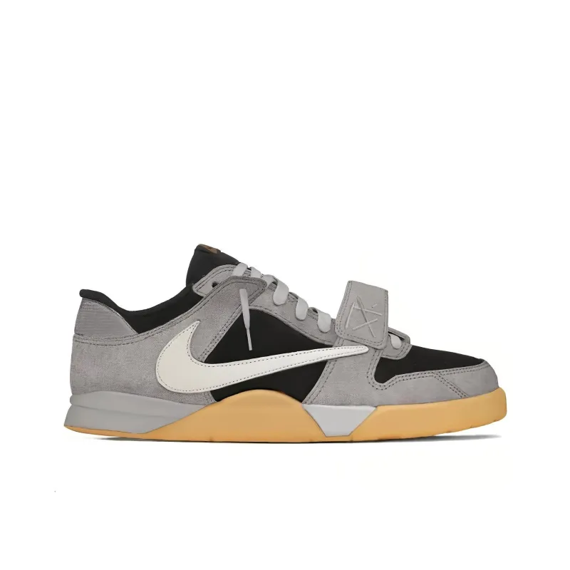 Jordan Cut The Check SP Cushioning Anti-Slip And Wear-Resistant Low-Top Vintage Basketball Shoes Men's Gray White-1
