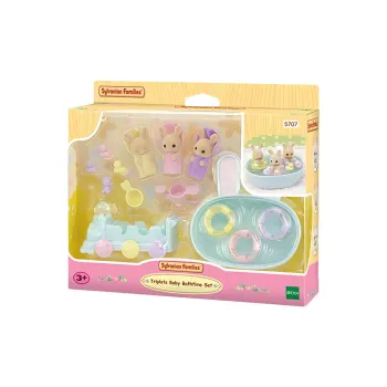 Sylvanian Families Milk Bunny Triplets Bathing Set Doll Products