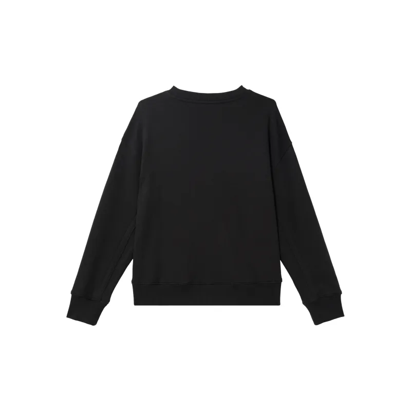 PUMA Infused Crew Sweatshirts Women's Black-1
