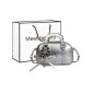 Silver+Shopping Bag