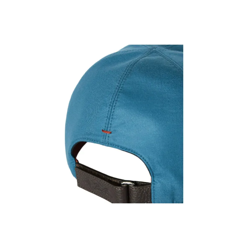 Loro Piana Virgin Wool Elastane Silk Baseball Caps Men's Blue-2