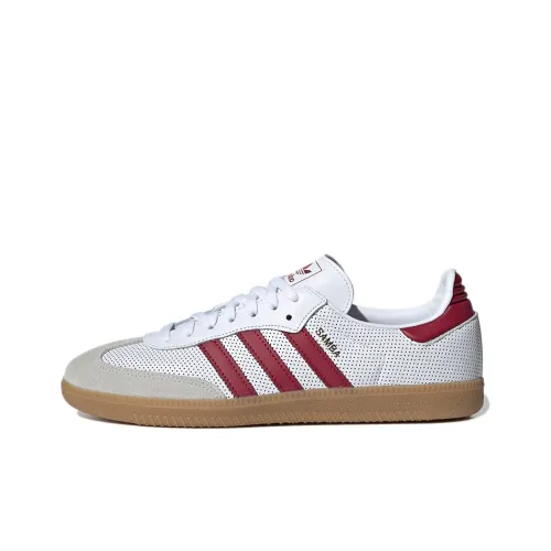 Samba Adidas Originals Og 'White Collegiate Burgundy'