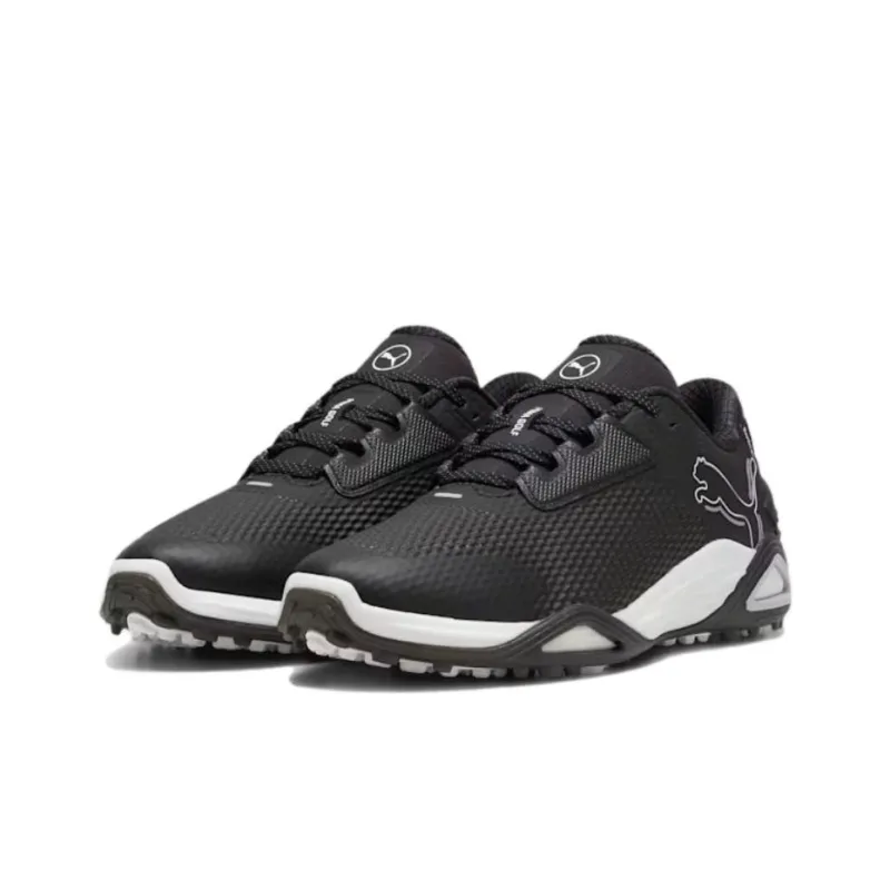 PUMA Anti Slip Wear Resistant Low Top Golf Shoes Men's Black-2