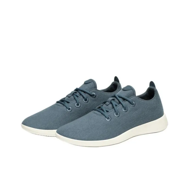 Allbirds Wool Runner Slip-Resistant Low-Top Sports Casual Shoes Women's Deep Aqua Green-2