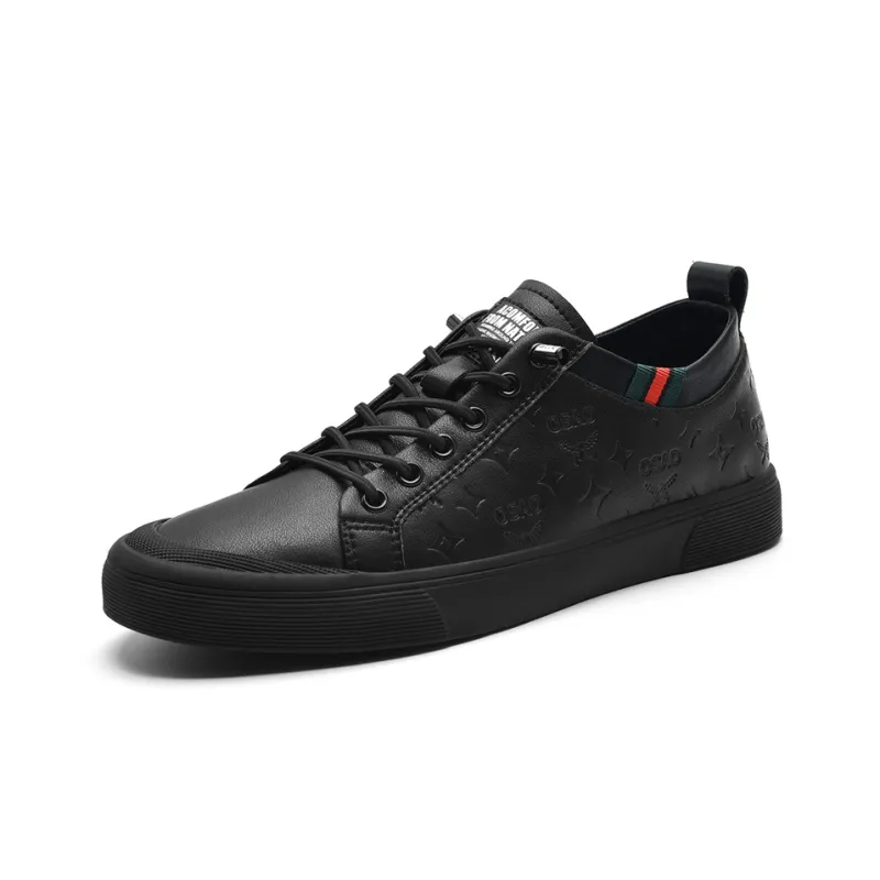 AOKANG Business White Shoes Wear-Resistant Low-Top Casual Shoes Men's White-11
