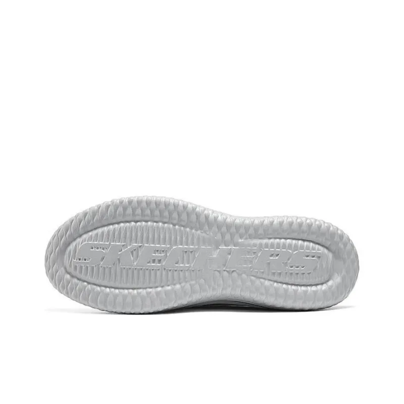 Skechers Delson 3.0 Cushioned Wear Resistant Breathable Rebound Low Top Casual Shoes Men's Gray-4