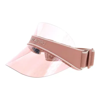 DIOR Plastic Fabrics Sun Protection Hats Women's Pink