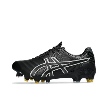 Asics Lethal Tigreor SG Metal Long Studs Anti-Slip Wear-Resistant Soccer Shoes Men's Black