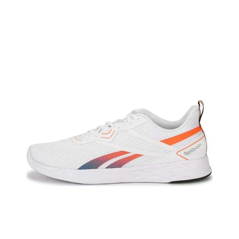 Reebok Tesla 1.0 Cushioning Anti-Slip And Wear-Resistant Low-Top Running Shoes Men's White-0