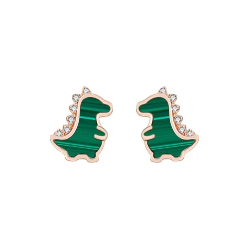 Chinese jewelry Jade Ear Stud Women's