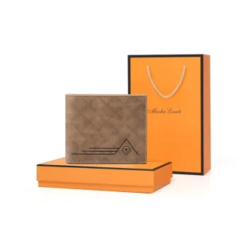 MashaLanti Synthetic Leather Wallet Men's Coffee