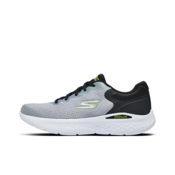 Skechers Go Run Lite Low Top Running Shoes Men's Black Gray