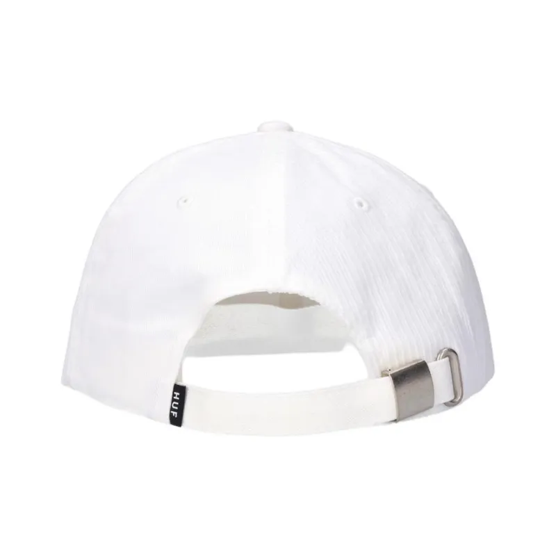 HUF Cotton Baseball Caps Unisex White-1