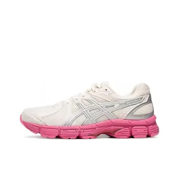 Asics Gel Exalt 2 Anti Slip And Wear Resistant Breathable Low Top Sprint Running Shoes Women's Beige Silver