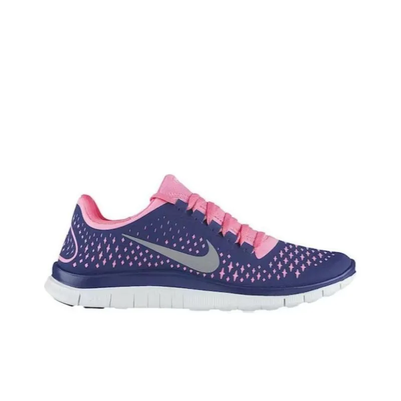 Nike Free Run 3.0 V4 Deep Royal Blue Pink Women's-1
