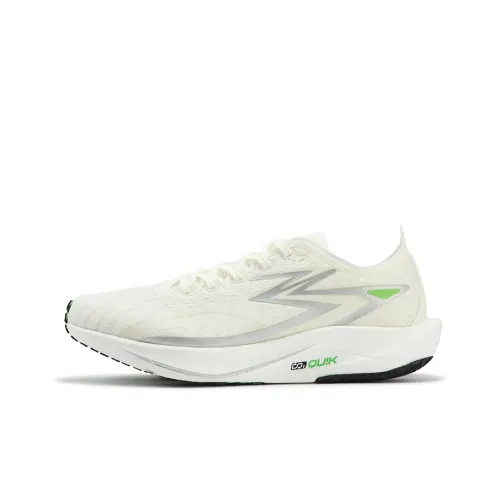 361° Speed Team Running Shoes Men Low-Top Feather White Silver White