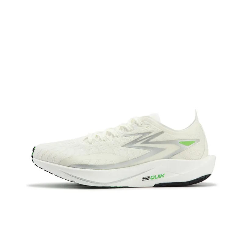 361° Speed Team Shock Absorbers Slip Resistant, Abrasion Resistant, Breathable Low Top Running Shoes Men's Silver White-0