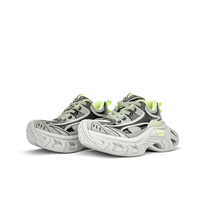 NEXT IMPULSIVE Low Top Chunky Sneakers Unisex Asphalt Gray-2