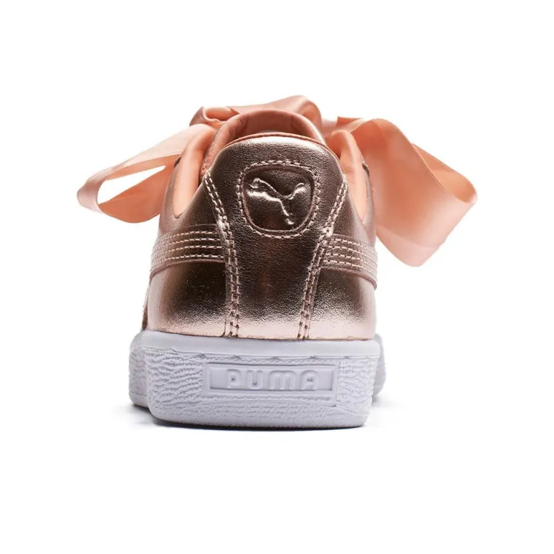 PUMA Basket Heart Luxe 'Dusty Coral' Women's-4