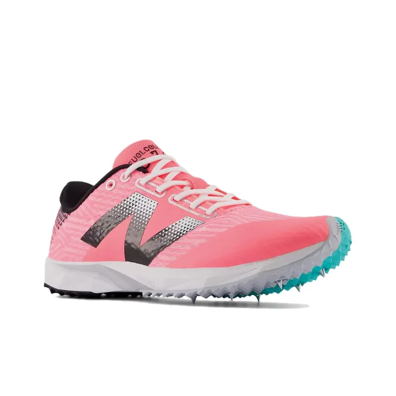 New Balance FuelCell XC7 V5 Ultra Pink Black Silver Metallic Women's-2