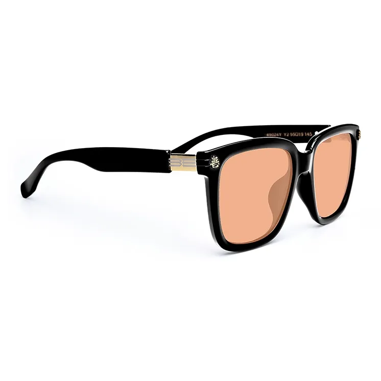 Sijue Square Sunglasses Unisex Tea Brown-2