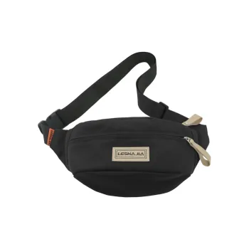 Morellybear Nylon Sling Bag Regular Unisex Black/White/Blue/Khaki/Light Gray