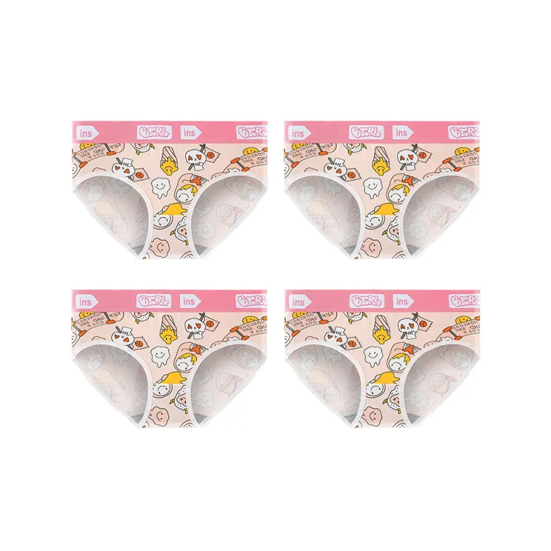 Disney Cotton Panties Women's 4 Pack-12