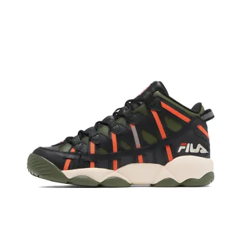 FILA Spaghetti Cushioning, Wear Resistant Low Top Running Shoes Men's Green