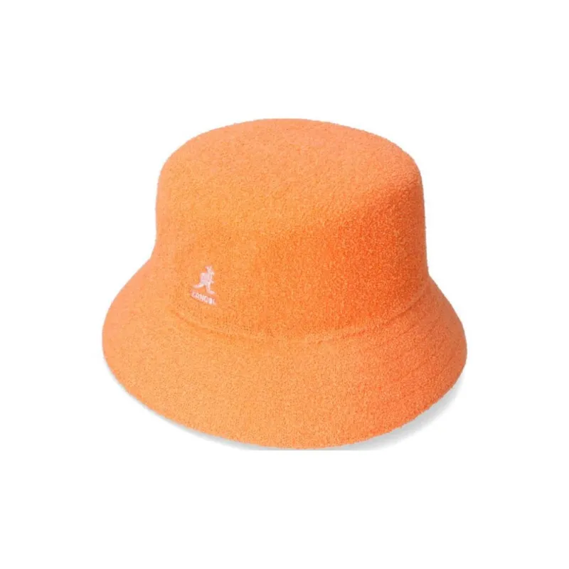 KANGOL Polyester Acrylic Nylon Bucket Hats Unisex Orange-0