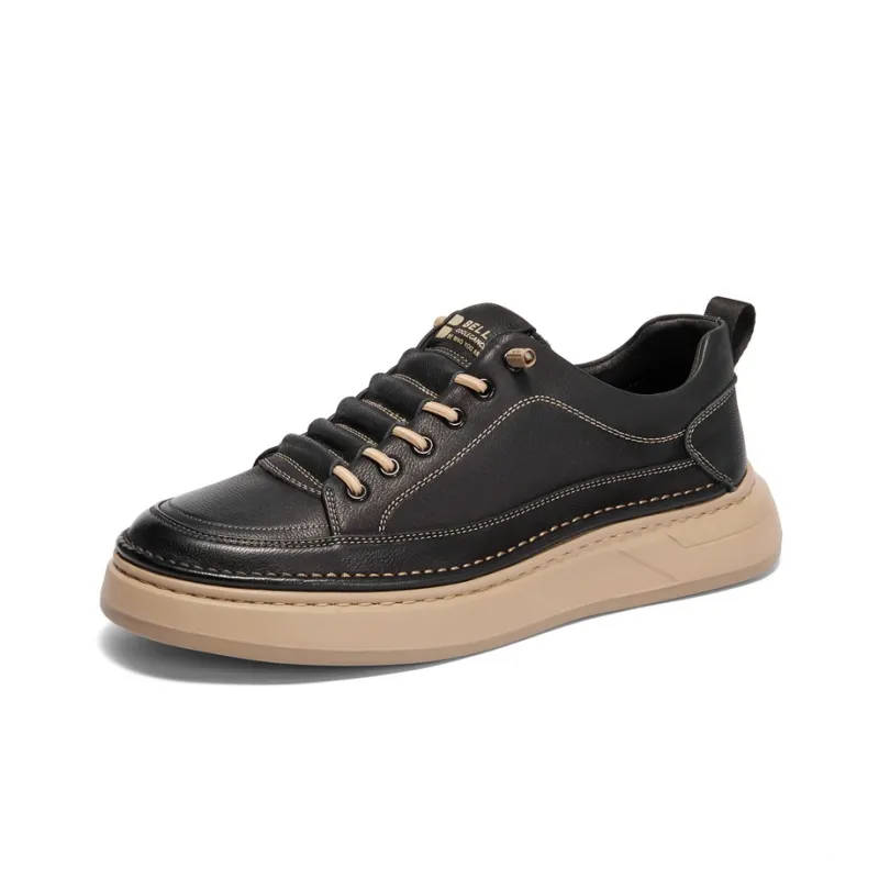 BELLE Work Boots Men Low Top Black-1