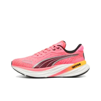 PUMA Magnify Nitro 2 Anti Slip Wear Resistant Low Top Casual Running Shoes Women's Pink
