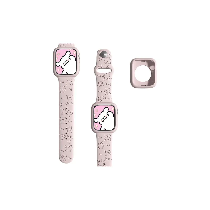 FZRT Apple Compatibility Watch Band 41/45mm Silicone Material-11