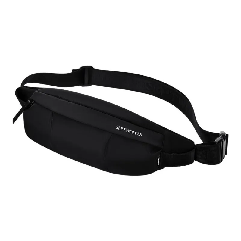 SEPTWOLVES Fabric Sling Bag, Crossbody Bag, Shoulder Bag, Fanny Pack Regular Men's Black-0