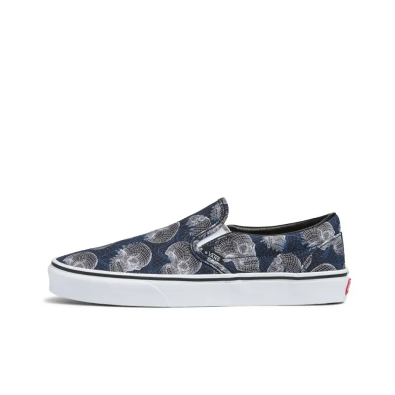 Vans Slip on Blue White-0