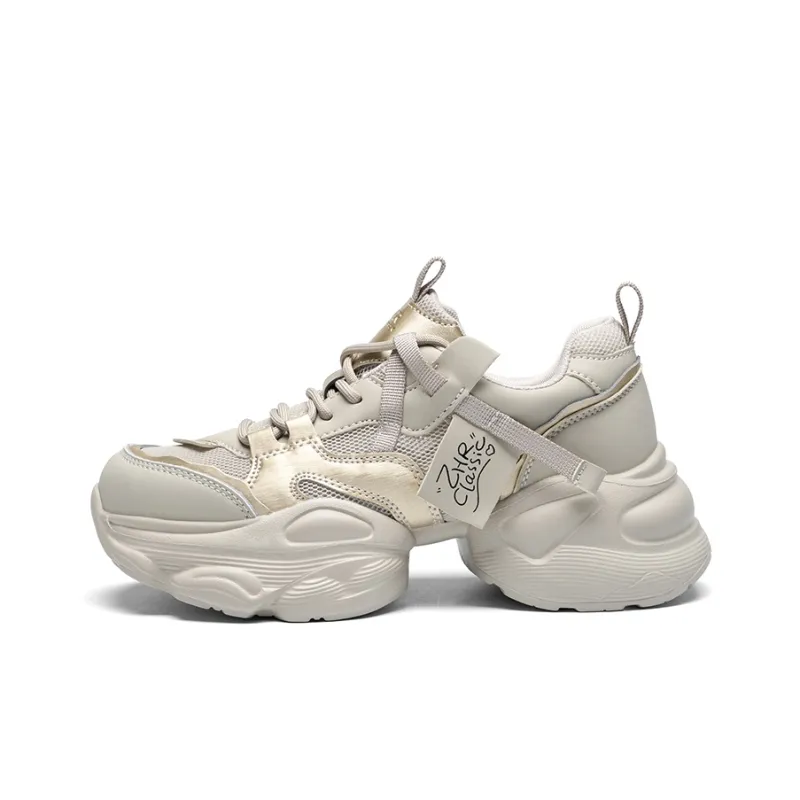 ZHR Wear-Resistant Slip-Resistant Low-Top Chunky Sneakers Women's-6