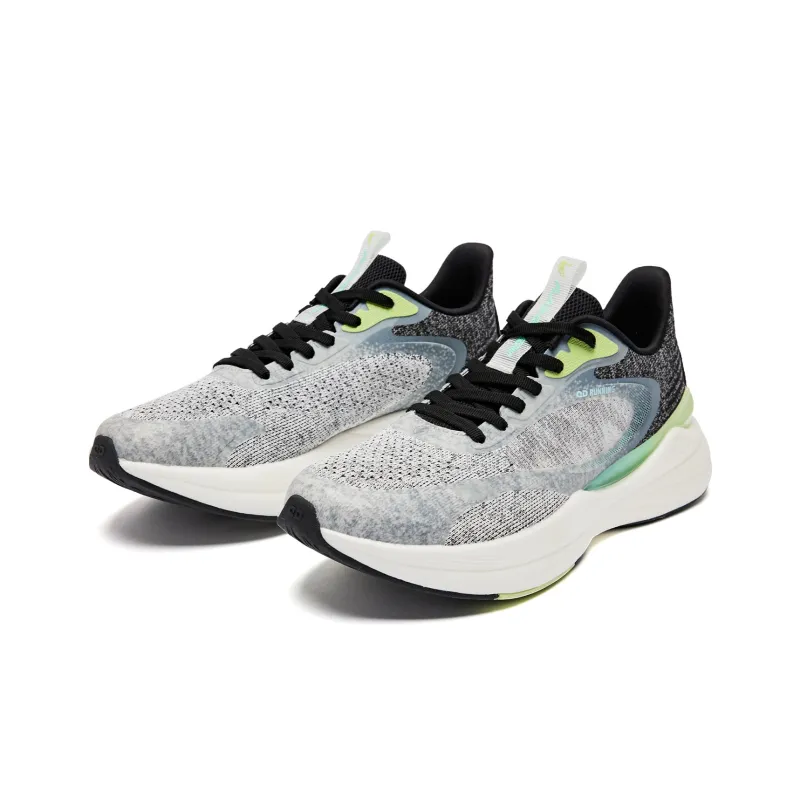 QIAODAN Boundless 5.0 Cushioning Anti Slip And Wear Resistant Low Top Running Shoes Men's Crescent Moon Smart Green-2