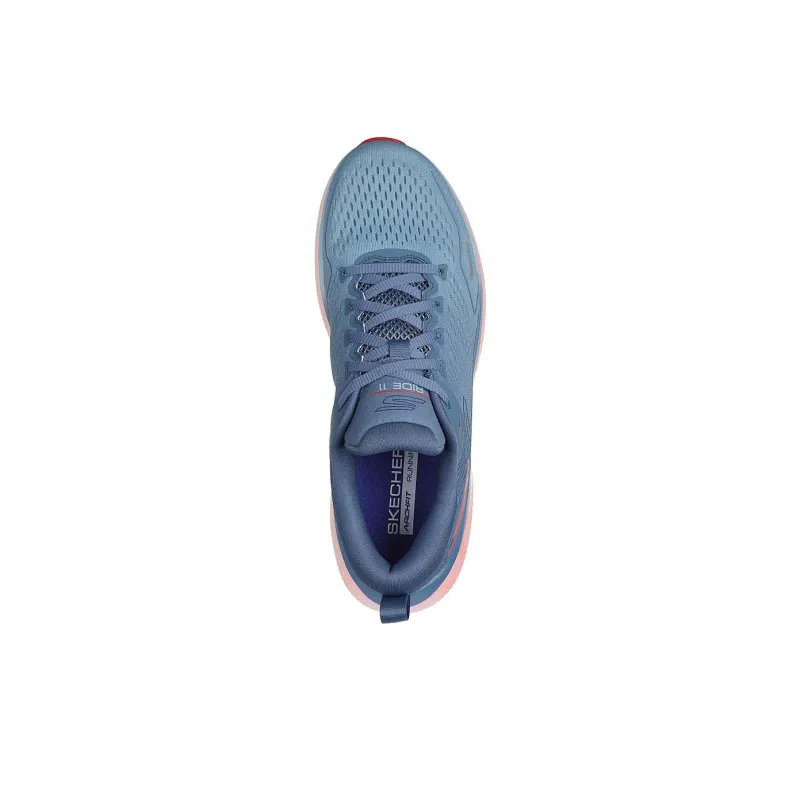 Skechers GO Run Ride 11 Anti-Slip Wear-Resistant Low-Top Casual Running Shoes Men's Light Blue-3