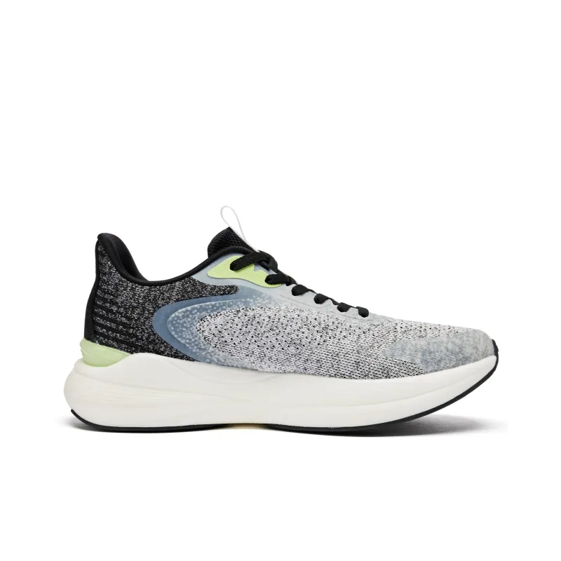 QIAODAN Boundless 5.0 Cushioning Anti Slip And Wear Resistant Low Top Running Shoes Men's Crescent Moon Smart Green-1