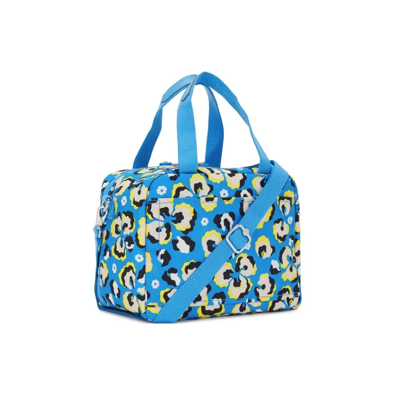 Kipling Recycled Polyester One Shoulder Handbag Large Size Unisex Leopard Print Floral-1