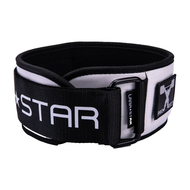 LARA STAR Back Support Braces Protective Compression White PU Unisex-1