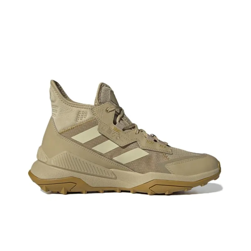 Adidas Terrex Hyperblue Mid Hiking Anti-Slip Wear-Resistant Mid-Top Casual Shoes Men's Khaki-1