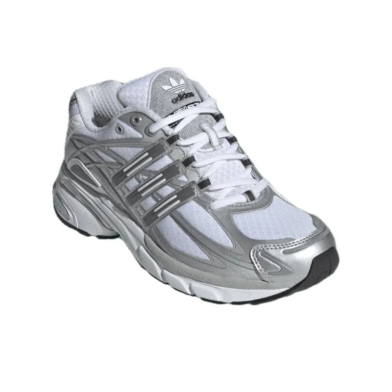 Adidas Adistar Cushion 3 Cloud White Grey Silver Metallic Women's-2